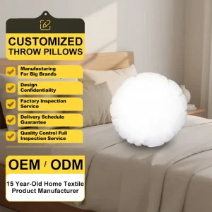 Factory Custom Throw Pillow Linen Polyester Digital Sublimation Printed Sofa Cushion Covers Pillow Case Logo 600TC Eco Friendly