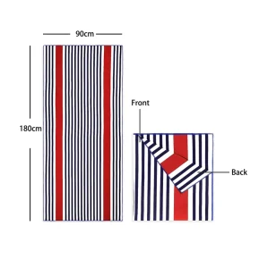 Factory Custom Tie-Dye Summer Swim Bath Towels Quick Dry Sand Free Customized Beach Towel