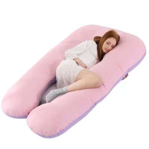 Factory Custom Various Specifications C Shape Pregnancy Pillow or Full Body U shaped Maternity Pillow With Washable Cover