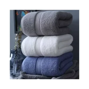 Factory Custom White Luxury Hotel Towels Luxury Cotton Bath Towels
