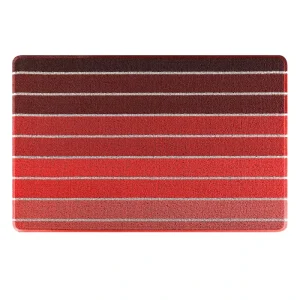 Factory Custom made Durable Easy Clean PE Textilene Stripe Indoor Outdoor Floor Door Mats