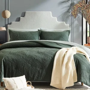Factory Customizable Plant-Patterned 200TC Bohemian Polyester Comforter Cover 4-Piece Set Breathable Durable Soft