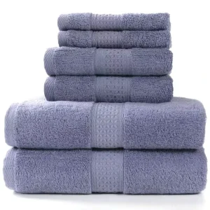 Factory Customized 100% Cotton Bathroom Towel Set Quality Design Hand Towel Solid Color Absorbent for Home Use