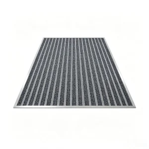 Factory Customized Anti Slip Aluminum Alloy Entrance Door Mat Floor Carpet Dust Proof Aluminum Matting
