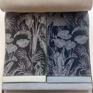 Factory Customized Double-Sided Pattern Easy to Clean Pill-Resistant Chenille Curtain Fabric for Home Textile