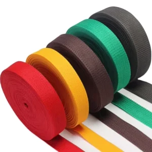 Factory Customized High Quality Color Plain Weave Webbing U.S. Pattern Polypropylene Webbing