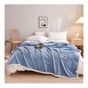 Factory Customized Luxury Blanket Throw Large Size Double Bed Blankets for Winter