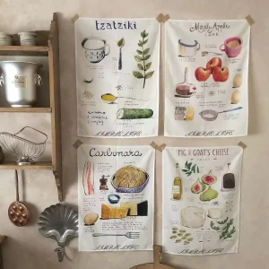 Factory Customized Luxury Food Grade Multi function Cotton Linen Dish Tea Towels Kitchen Towels Home Use
