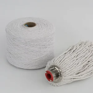 Factory Customized Recycled Cotton Blended Yarn Eco Friendly Melange Yarn Dyed High Tenacity OE Technics for Weaving Mops