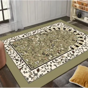 Factory Customized Small Christian Gold Diamond Velvet Muslim Prayer Mat Portable Non Slip Backing Durable Worship Mat
