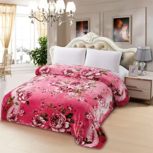 Factory Customized Sofa Bed Cover Heavy Throw Winter Raschel Blankets 2 Ply Super Soft Cloudy Polyester Blanket