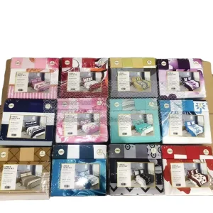 Factory Direct 100 Microfiber king Size 6pcs Bed Sheets Sets king Size Printing Color Sheet Set Apartment Beddings