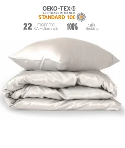 Factory Direct 100% Mulberry Silk Bedding Set King Size Fitted Flat Sheet Pillowcase Duvet Cover 22 Momme Hotel Grade