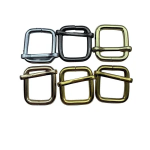 Factory Direct 20mm Three Slider Webbing Adjusters Shoulder Strap Slide Pull Devices Metal Accessories for Bags and Shoes