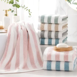 Factory Direct 302GSM 35x70cm Skin Friendly Breathable High Absorbency Microfiber Hand Towel for Hair Salon and Home
