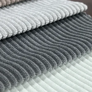 Factory Direct 4.5 Corduroy Home Textile Upholstery Breathable Woven Dyed Fabric Sofa Furniture Bags Medium Weight 220GSM