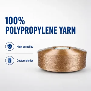 Factory Direct 600D FDY Hilo De Polipropileno Abrasion Resistant Anti UV Textile Weaving 100 Polypropylene Yarn For Rope