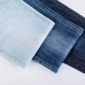 Factory Direct 7.5oz Women’s 58/59″ Wide 45%Cotton 55%Linen Light Weight Blue Denim for Boys