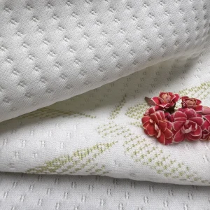 Factory Direct Bamboo Jersey Cotton Jacquard Fabric Washable Knitted Mattress Cloth for Mattress Topper