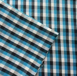 Factory Direct Bulk Order Discount Yarn Dyed Fabric 100% Polyester for Girls Japanese Style JK Pleated Skirt Garment Material