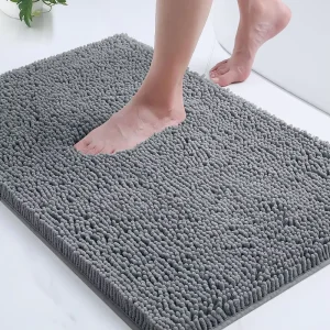 Factory Direct Chenille Bath Mat for Hotel Premium Quality Soft Shower Mat