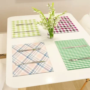 Factory Direct Cloth Restaurant Table Mats Printed Dining Placemats for Kitchen Use
