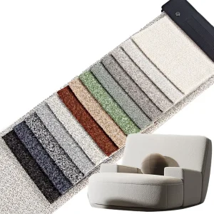 Factory Direct Comfortable 100% Polyester Velvet Woven Upholstery Chenille Fabric Soft Wear Resistant Sofa Chair Fabrics