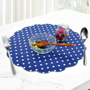 Factory Direct Custom Logo Placemat Heat Resistant Kitchen Dining PP Table Mat for Dining Table