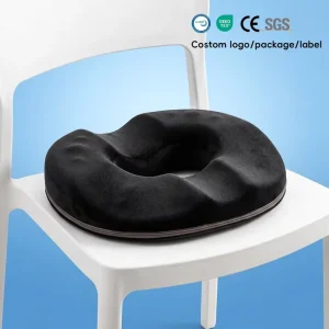 Factory Direct Custom Orthopedic Donut Pillow Memory Foam Seat Cushion for Pregnancy Post-Surgery Office Chair