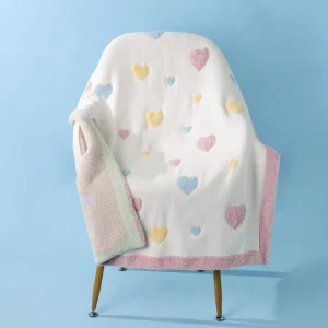Factory Direct Customization Breathable All Seasons 30*40 Knitted Throw Blanket for Bedroom and Camping Travel