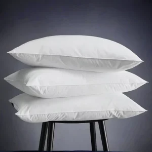 Factory Direct Customized 100% Polyester Supportive Fiber Bed Pillow Ultra Soft Anti Pilling with 200TC Modern Neck Style