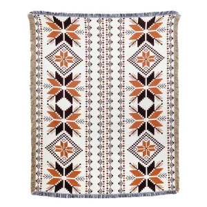 Factory Direct Exquisite Bohemian Square Throw Blanket Woven Tapestry with Vintage Character Pattern for Wall Hanging