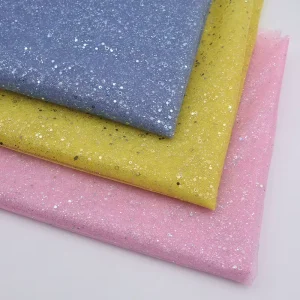 Factory Direct Glitter Sequin Polyester Tulle Mesh Fabric Sparkling Lightweight Sheer for Womens Dress Skirt Wedding Party Decor