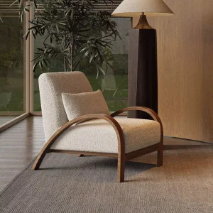 Factory Direct High Quality Nordic Minimalist Single Armchair Mid Century Eco-Friendly Accent Living Home Office Dining