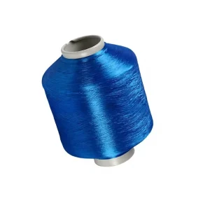 Factory Direct In Stock Supply High Shine FDY Twisted Yarn Polyester Monofilament Dyed Chenille Warp Yarn 75D 200T Low Stretch