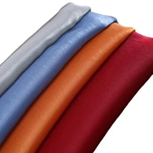 Factory Direct Lightweight 100% Polyester Satin Organza Fabric Shiny Smooth Soft for Girl’s Wedding Dress Woven for Upholstery