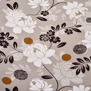 Factory Direct Milk Silk Knit Polyester/Spandex Fabric Abstract Geometric Pattern Stretch Anti-static Breathable Fabric for Sofa