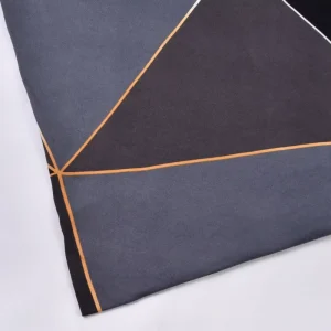 Factory Direct Milk Silk Spandex/Polyester Knit Fabric Geometric Pattern Stretch Fabric for Sofa Chair Covers Breathable Wrinkle