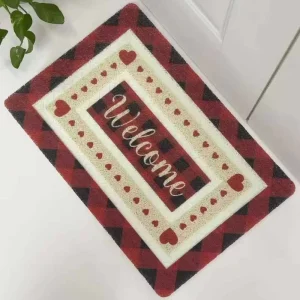 Factory Direct PVC Coil Roll Carpets Skidproof Sturdy Elastic Door Mats Custom Graphic & Dimension Heavy Density Loop Rugs