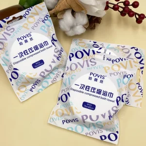 Factory Direct Portable Soft Durable Cotton Made Disposable Compressed Bath Towel Cleaning Towel
