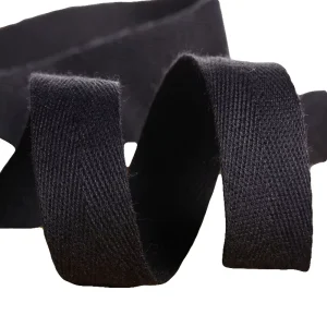 Factory Direct Price 100% Cotton Twill Braided Striped Eco-Friendly Webbing