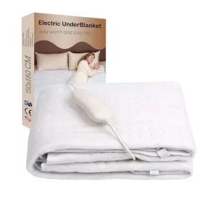 Factory Direct Recycled Polyester Faux Fur Throws Quilted Electric Blanket with Folded Feature Excellent Heat Retention