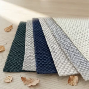 Factory Direct Sale 100% Polyester Home Textile Woven Sofa Fabric Upholstery Linen Fabric
