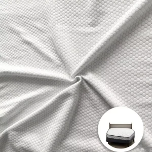 Factory Direct Sale Breathable Home Textile Knitted Jacquard 180GSM Polyester Mattress Ticking Fabric Warp Material