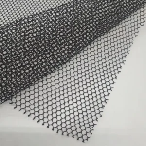 Factory Direct Sale Knitted Process Mesh Fabric 100% Polyester Mesh Dress Tulle Fabric for Wedding Dress