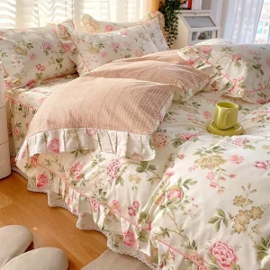 Factory Direct Sale Price Supply High Quality Cotton Four pieces Bedding Sets Cotton Soft Duvet Cover Bed Sheet Pillowcase Sets