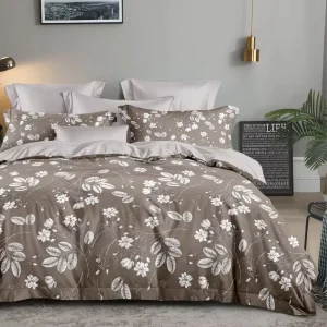 Factory Direct Sale Printed Home Use Pure Cotton Breathable Skin Friendly Home Furnishing Four Piece Bedding Set