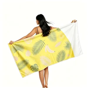 Factory Direct Sale Sand Free Microfiber Beach Towel Popular Style Custom Sublimation Print Multi Sizes Beach Towel