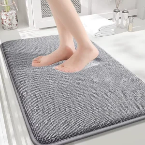 Factory Direct Sale Simple Thickened Absorbent Non Slip Mat Bathroom Floor Mat