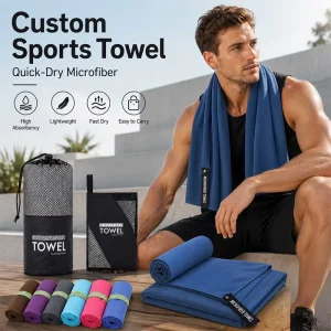 Factory Direct Sale Super Absorbent Quick Drying Sports Towel Microfiber Gym Towel Soft Comfortable Towel for Sport
